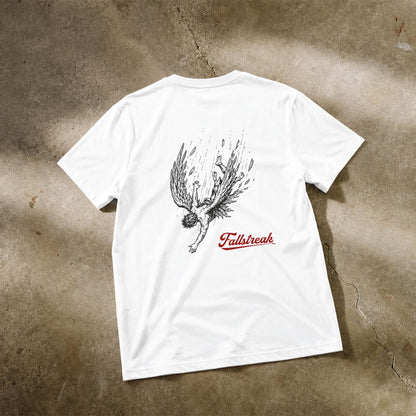 Fallen Angel White Short Sleeve T-Shirt