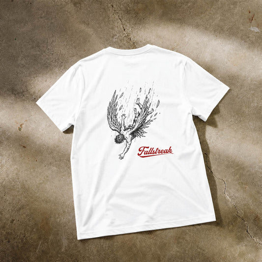 Fallen Angel White Short Sleeve T-Shirt