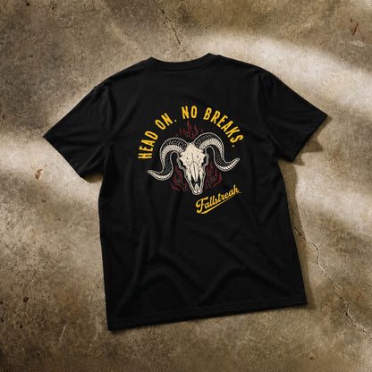 Head On No Breaks Black Short Sleeve T-Shirt