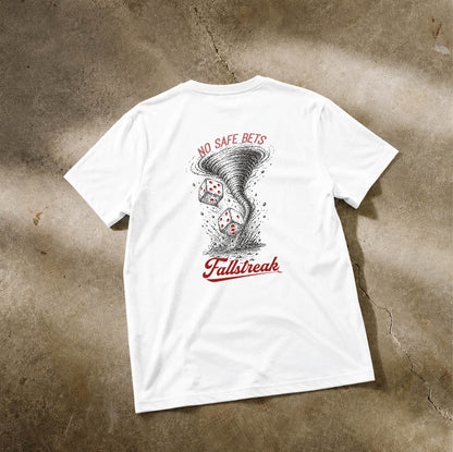 No Safe Bets White Short Sleeve T-Shirt